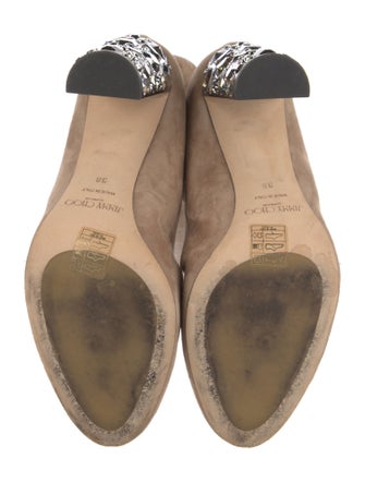 Jimmy Choo Suede Colorblock Pattern Sock Boots