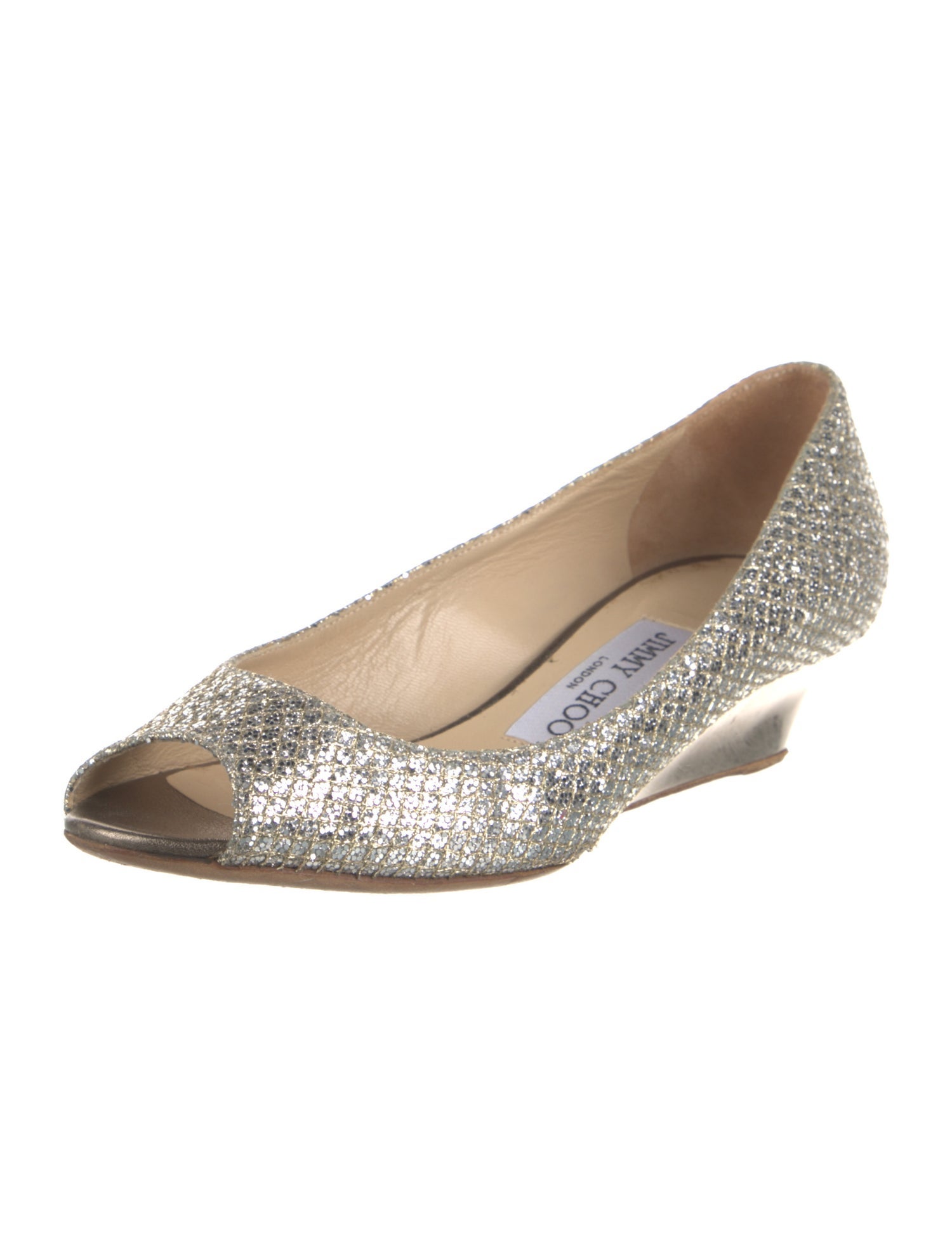 Jimmy Choo Glitter Glitter Accents Pumps