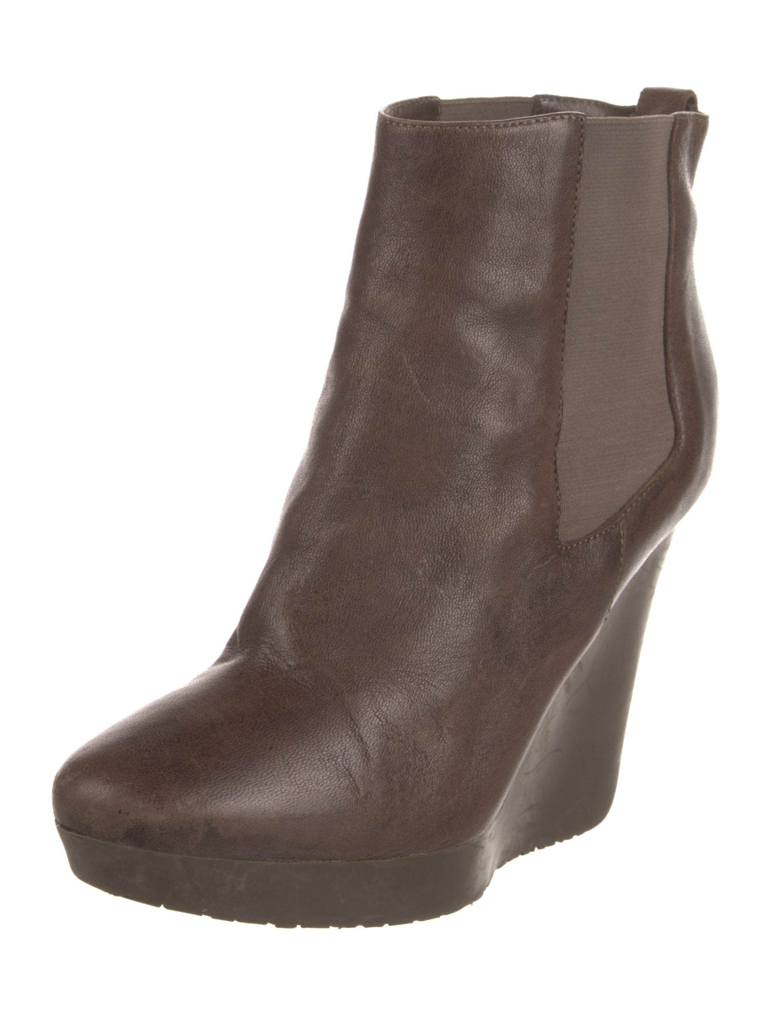 Jimmy Choo Embossed Leather Studded Accents Chelsea Boots