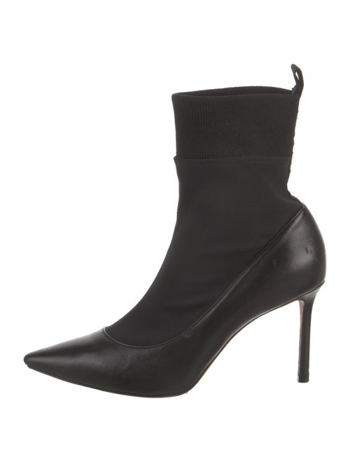 Jimmy Choo Leather Sock Boots