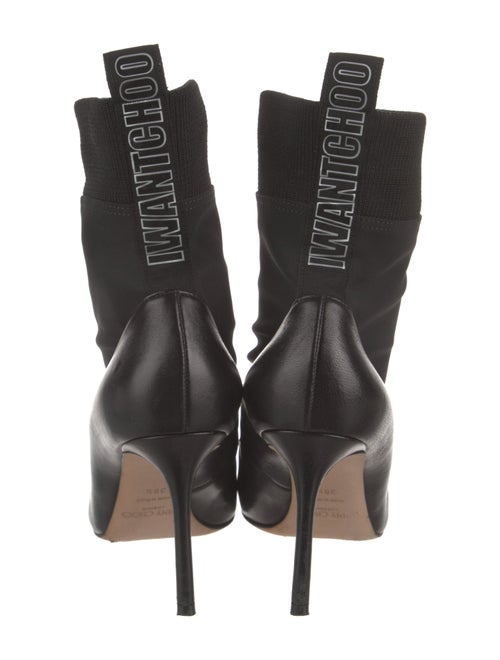 Jimmy Choo Leather Sock Boots