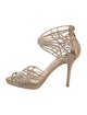 Jimmy Choo Suede Crystal Embellishments Pumps