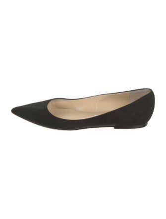 Jimmy Choo Suede Ballet Flats