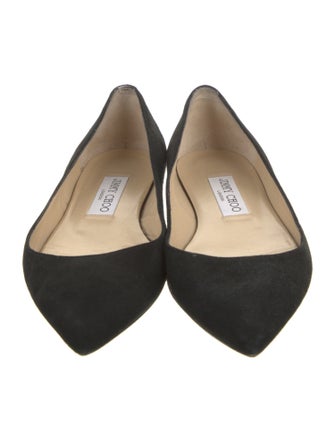 Jimmy Choo Suede Ballet Flats
