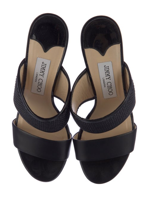 Jimmy Choo Patent Leather Slides