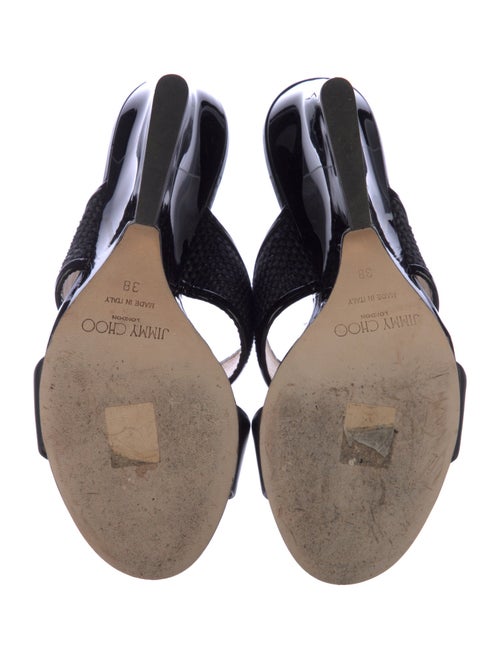 Jimmy Choo Patent Leather Slides