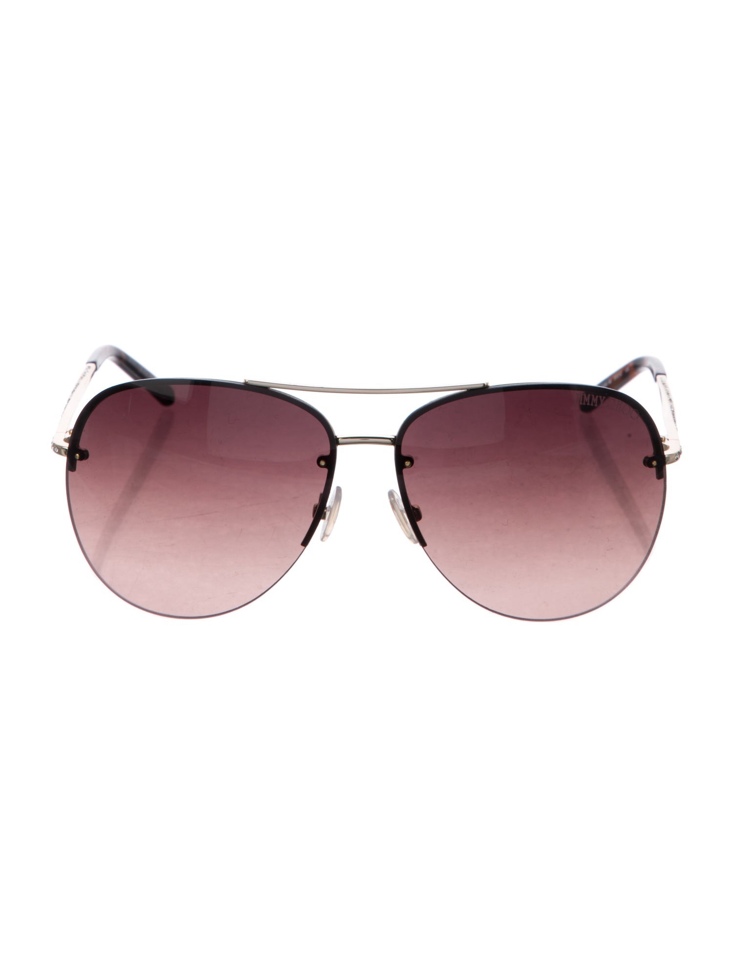 Jimmy Choo Fran/S Aviator Sunglasses