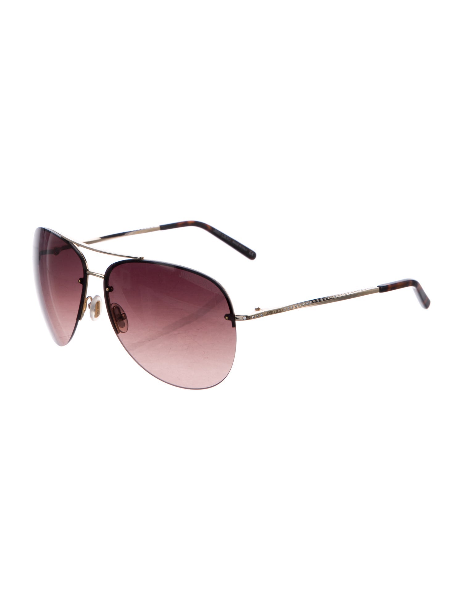 Jimmy Choo Fran/S Aviator Sunglasses