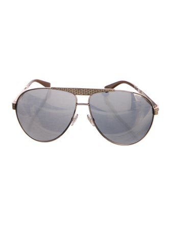 Jimmy Choo Aviator Mirrored Sunglasses