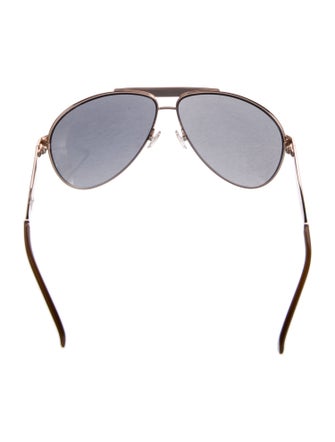 Jimmy Choo Aviator Mirrored Sunglasses