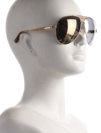 Jimmy Choo Aviator Mirrored Sunglasses