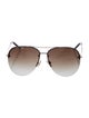 Jimmy Choo Fran/S Aviator Sunglasses