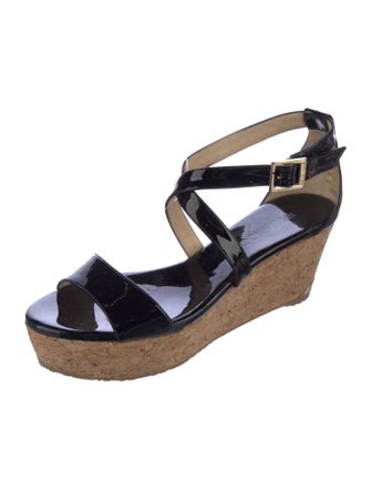 Jimmy Choo Patent Leather Sandals