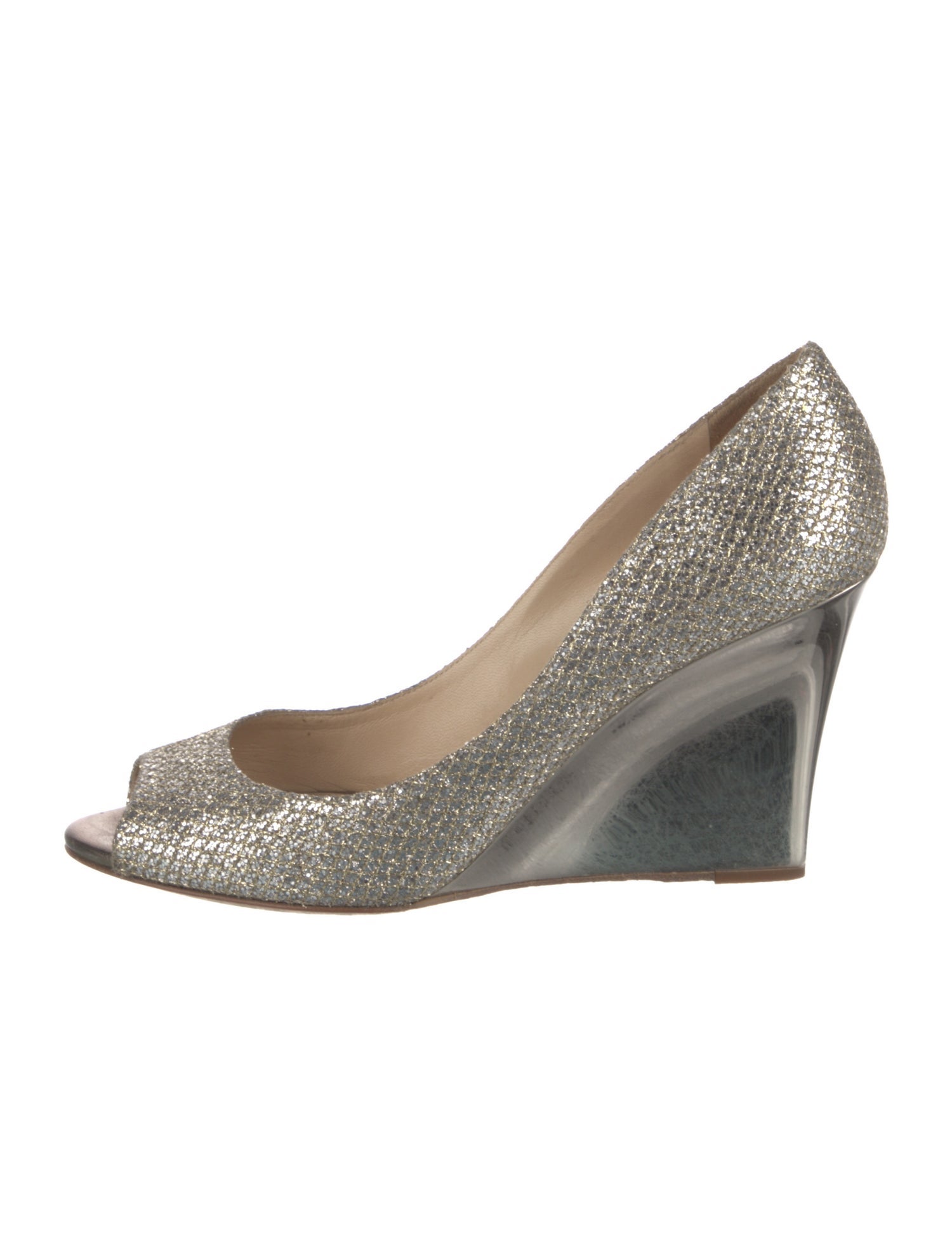 Jimmy Choo Glitter Glitter Accents Pumps