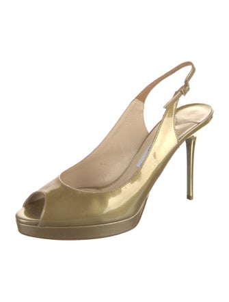Jimmy Choo Patent Leather Slingback Pumps