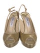 Jimmy Choo Patent Leather Slingback Pumps
