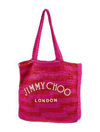 Jimmy Choo Raffia Tote