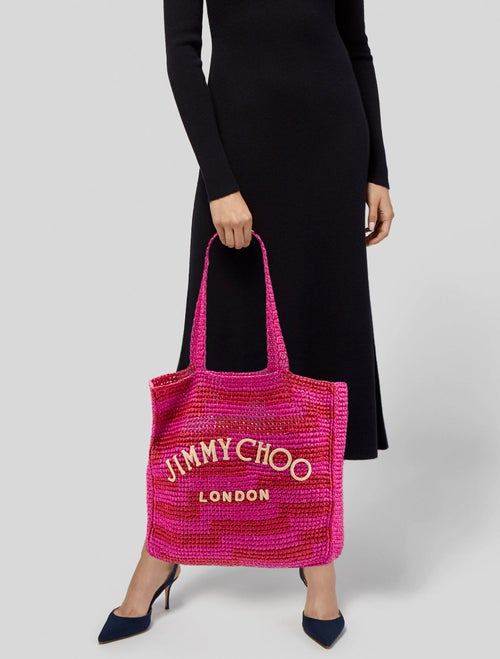 Jimmy Choo Raffia Tote