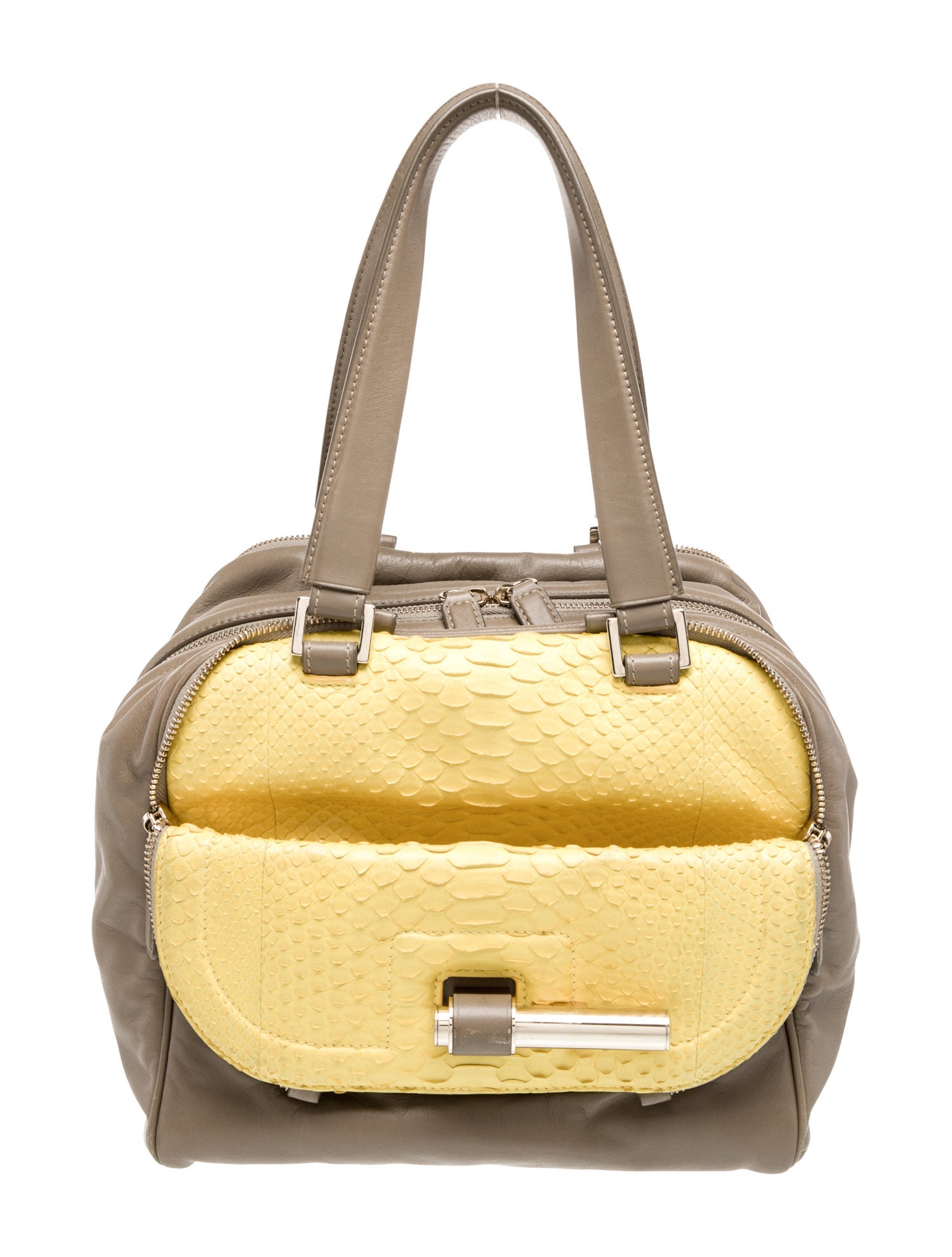 Jimmy Choo Leather Top Handle Bag