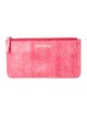 Jimmy Choo Snakeskin Animal Print Wallet