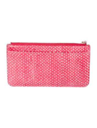 Jimmy Choo Snakeskin Animal Print Wallet