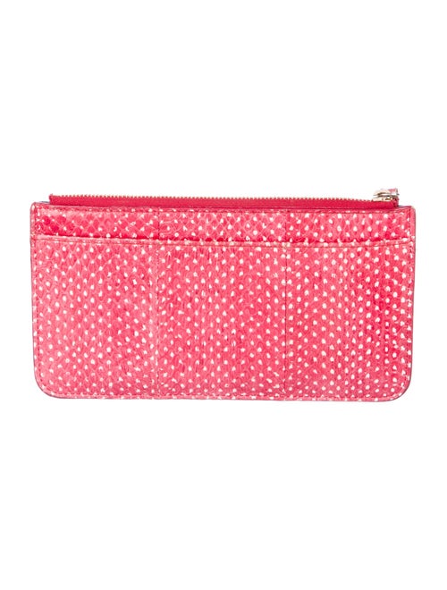 Jimmy Choo Snakeskin Animal Print Wallet