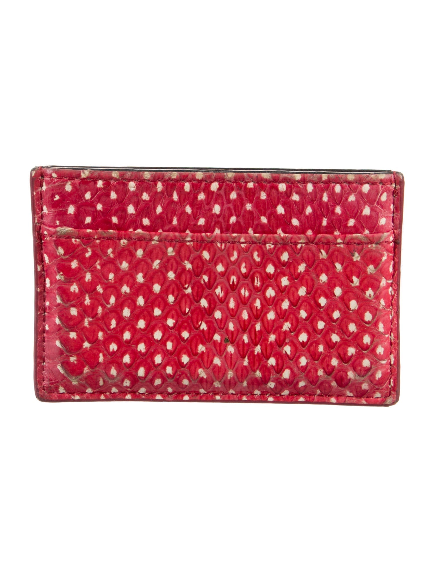 Jimmy Choo Leather Printed Card Holder