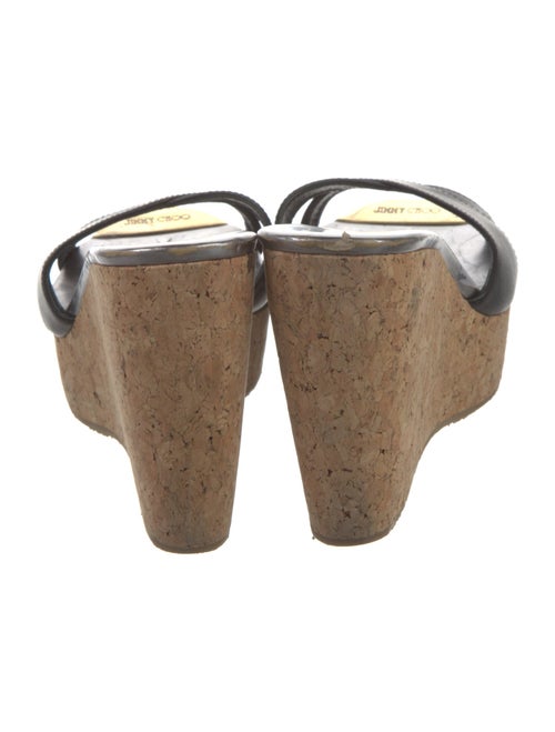 Jimmy Choo Leather Slides