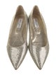Jimmy Choo Glitter Glitter Accents Ballet Flats
