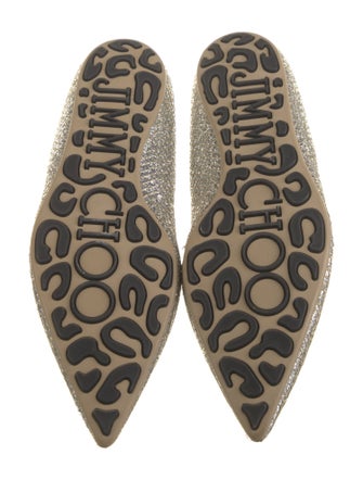 Jimmy Choo Glitter Glitter Accents Ballet Flats