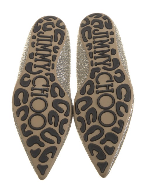 Jimmy Choo Glitter Glitter Accents Ballet Flats