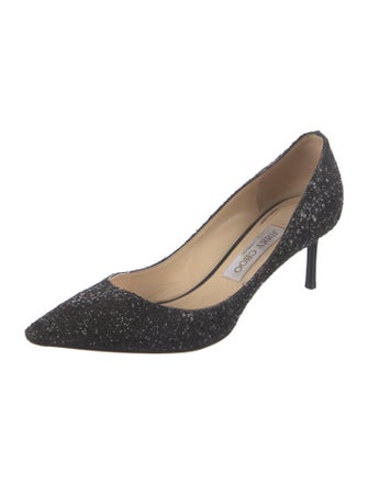 Jimmy Choo Glitter Glitter Accents Pumps