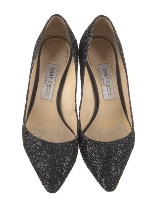 Jimmy Choo Glitter Glitter Accents Pumps