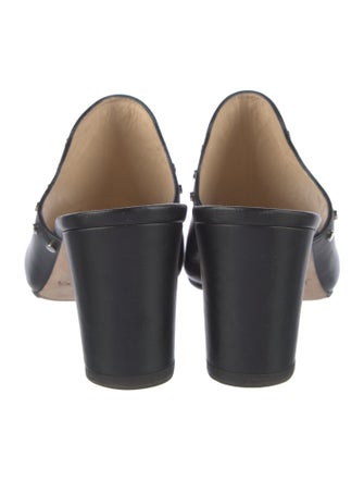 Jimmy Choo Leather Studded Accents Slides