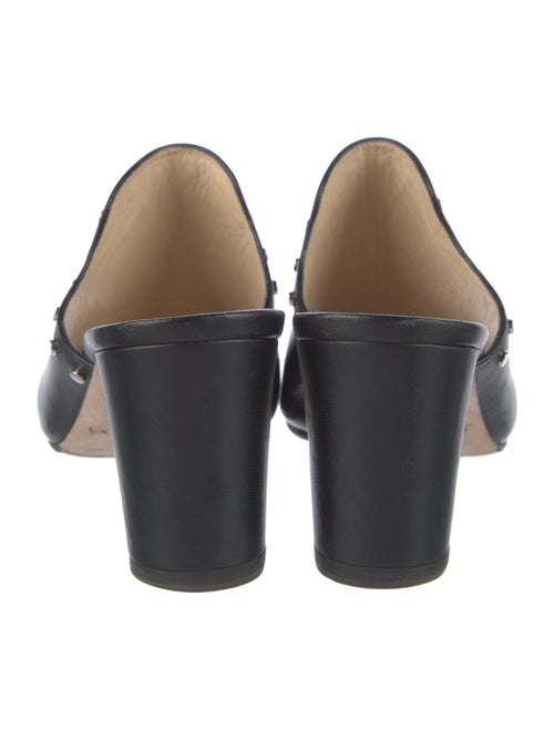 Jimmy Choo Leather Studded Accents Slides