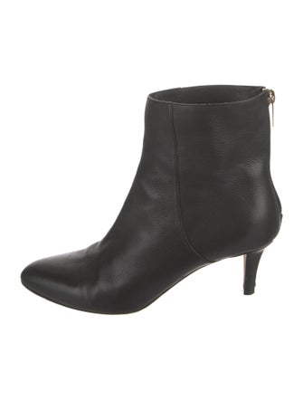 Jimmy Choo Leather Embroidered Accent Boots