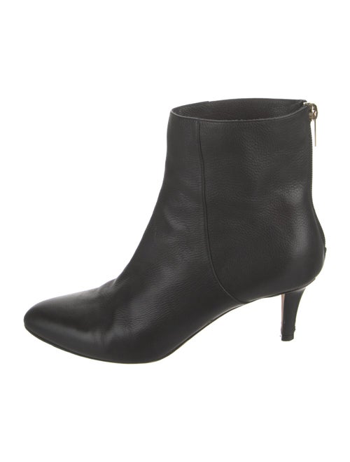 Jimmy Choo Leather Embroidered Accent Boots