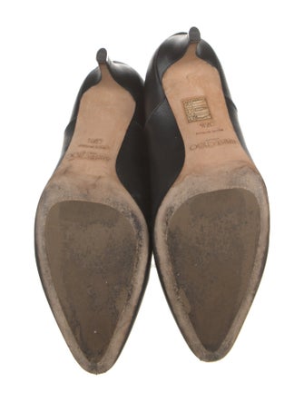 Jimmy Choo Leather Embroidered Accent Boots