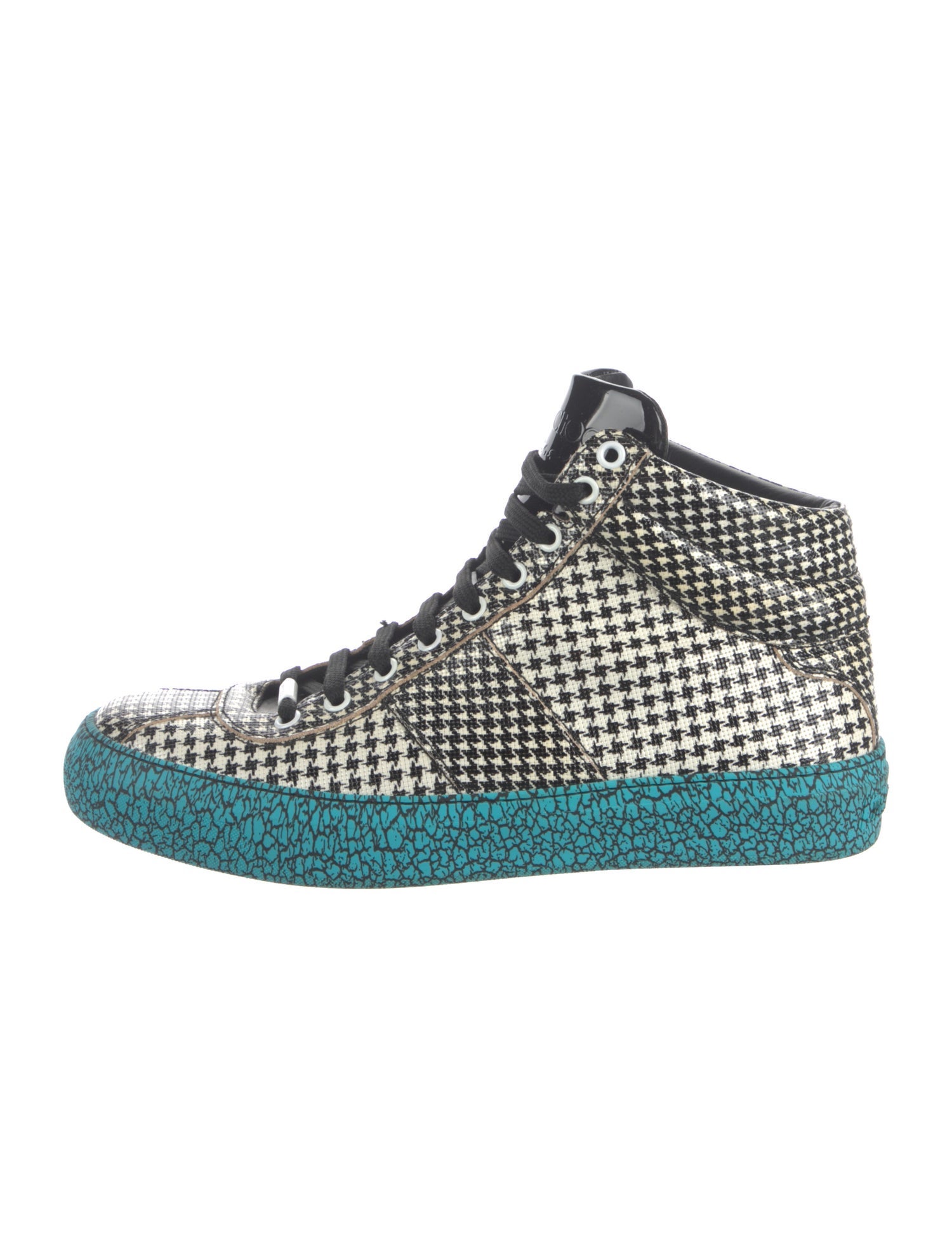 Jimmy Choo Leather Printed Sneakers