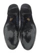 Jimmy Choo Glitter Leather Trim Embellishment Loafers