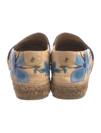 Jimmy Choo Straw Patterned Espadrilles