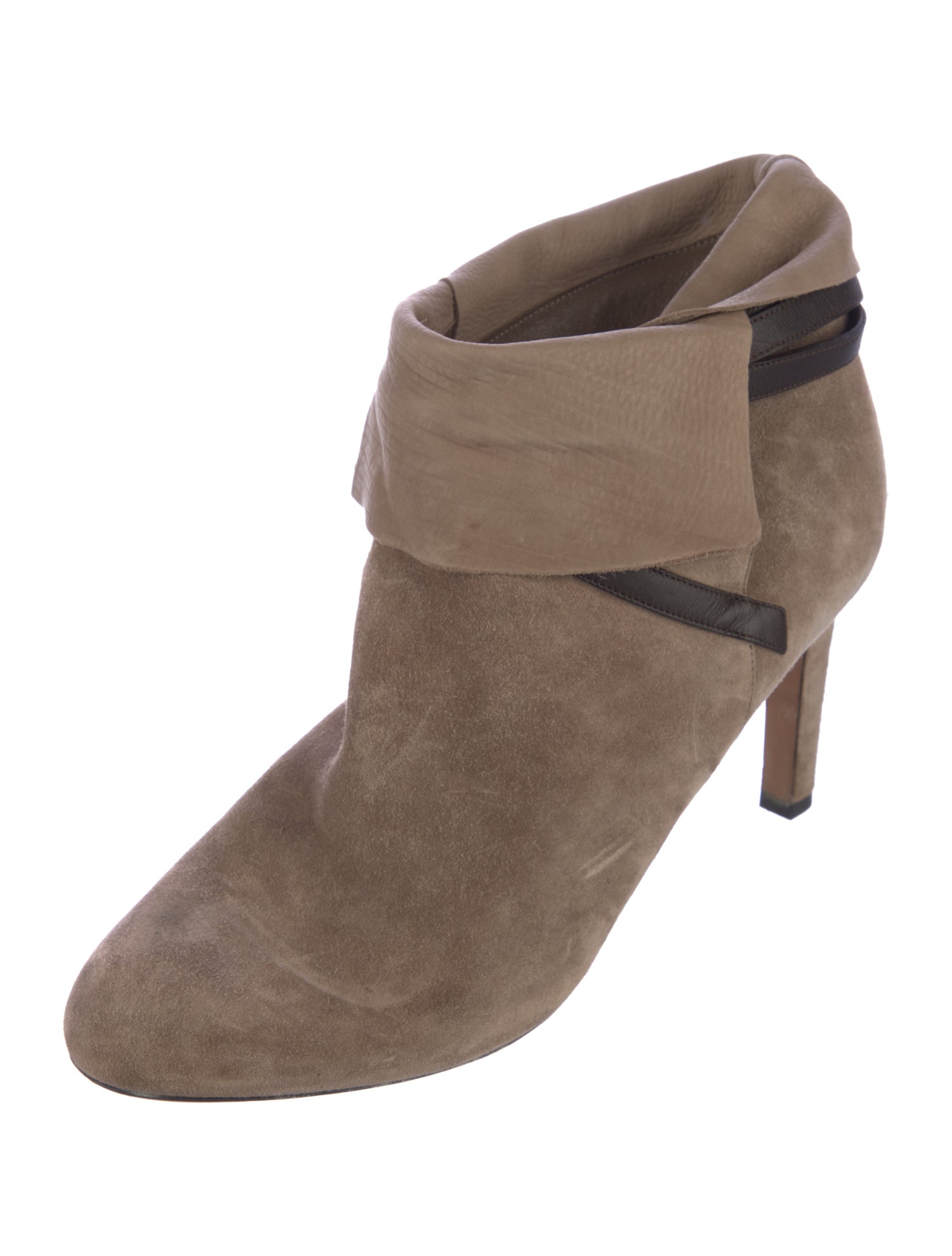 Jimmy Choo Suede Colorblock Pattern Chelsea Boots