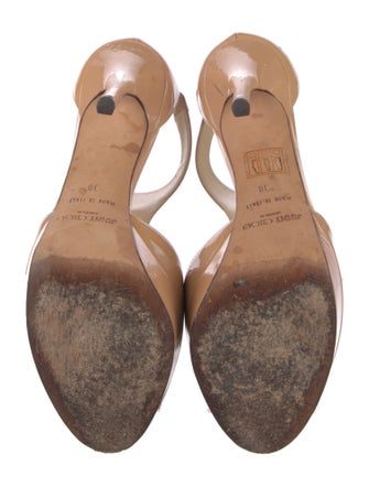 Jimmy Choo Patent Leather T-Strap Pumps