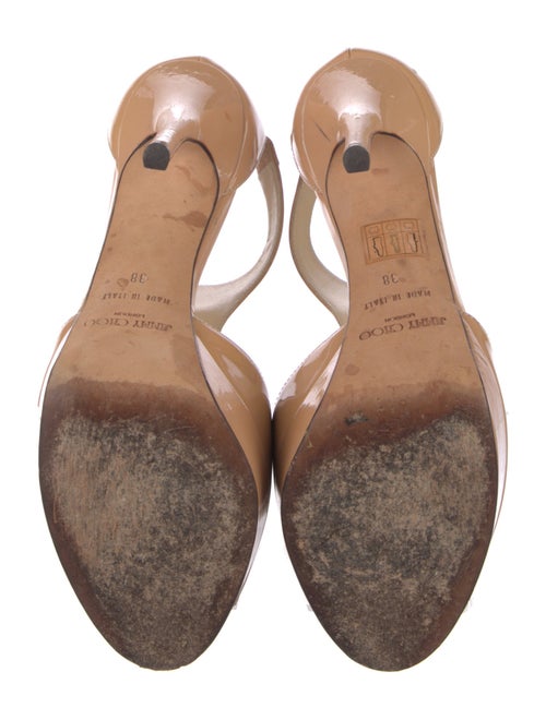 Jimmy Choo Patent Leather T-Strap Pumps