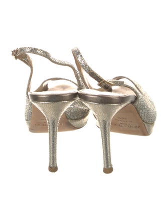Jimmy Choo Glitter Slingback Sandals