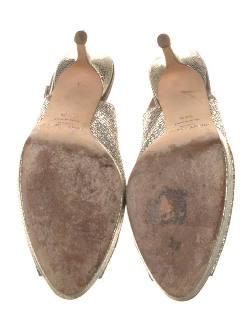 Jimmy Choo Glitter Slingback Sandals