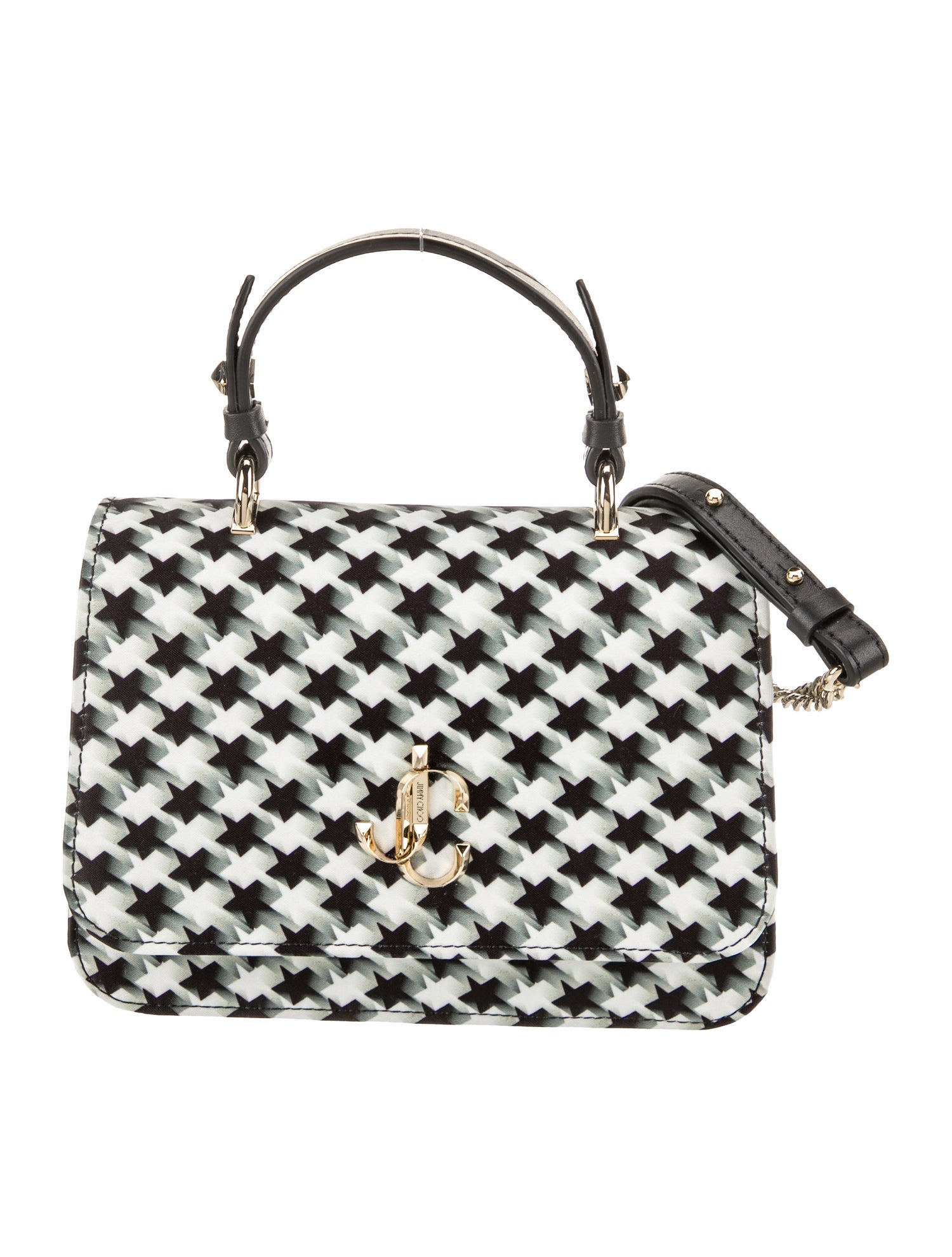 Jimmy Choo Nylon Top Handle Bag