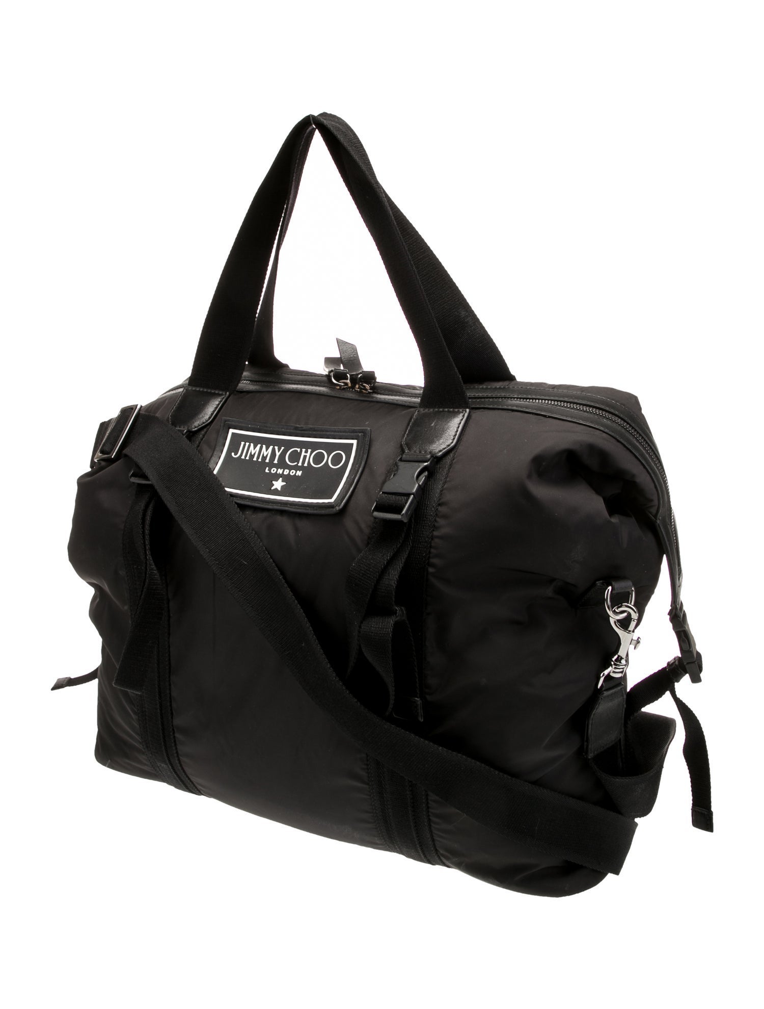 Jimmy Choo Nylon Weekender Bag