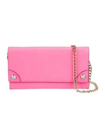 Jimmy Choo Embossed Leather Shoulder Bag