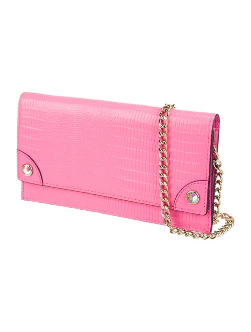 Jimmy Choo Embossed Leather Shoulder Bag